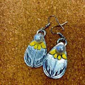 Unique silver earrings!